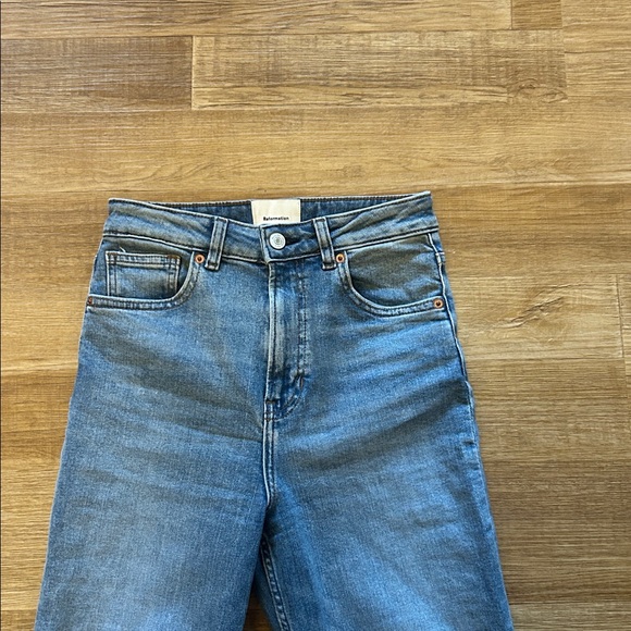 Ezra Super Stretch High Rise Straight Jeans - Picture 3 of 6